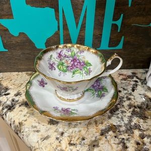 Queen Anne cup and plate